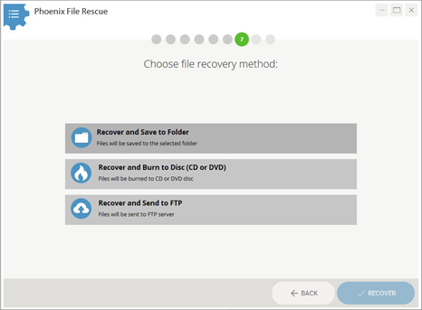 File recovery options